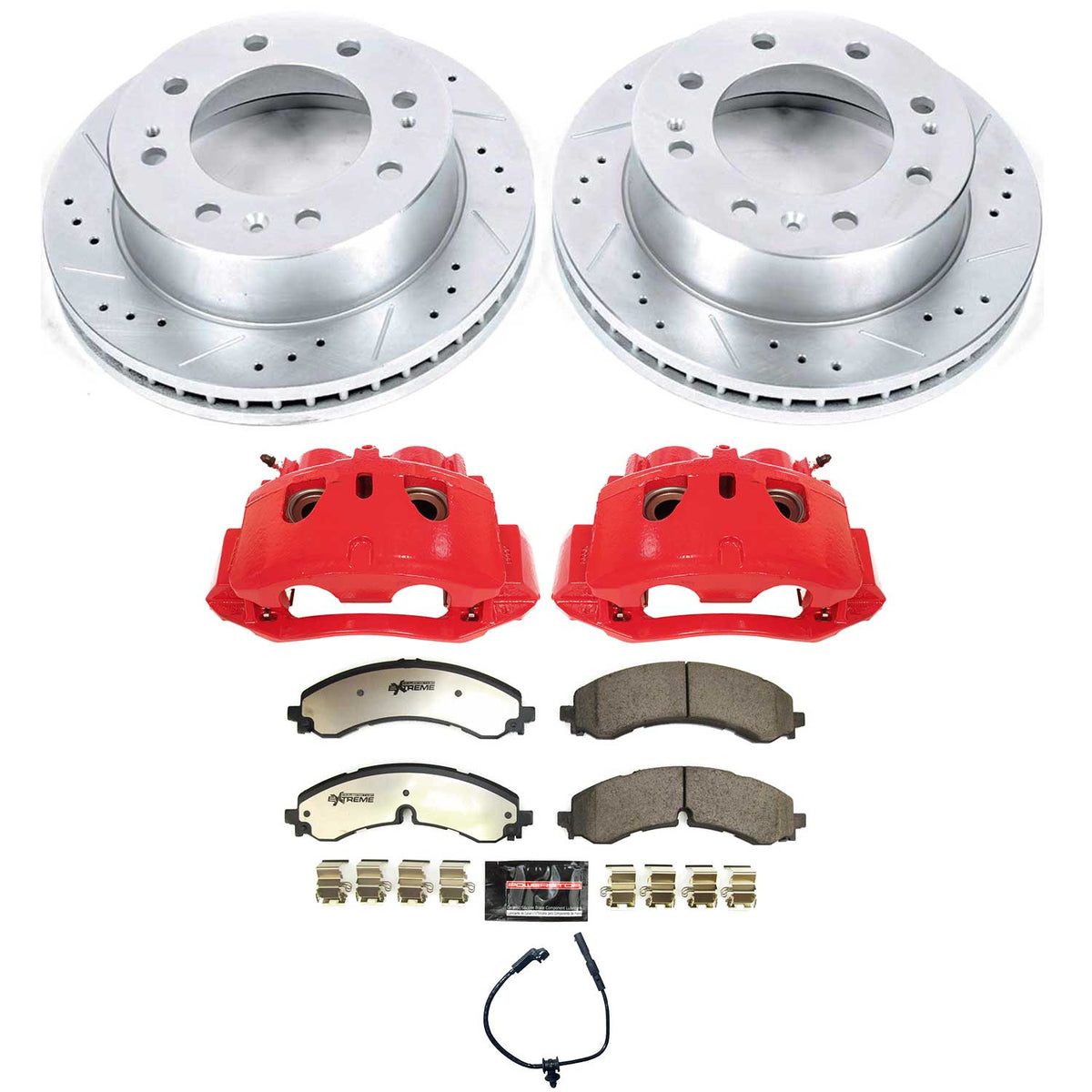 Power Stop 20-21 Chevrolet Silverado 3500 HD Front Z36 Truck & Tow Brake Kit w/Calipers