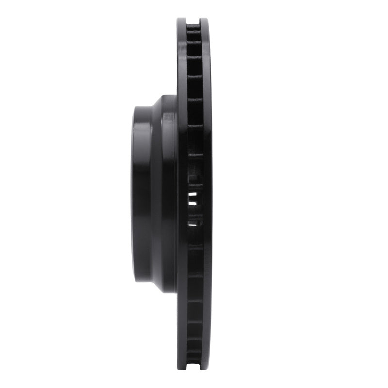 R1 07-15 BMW 335I xDrive Front Left Drilled & Slotted Black Brake Rotor