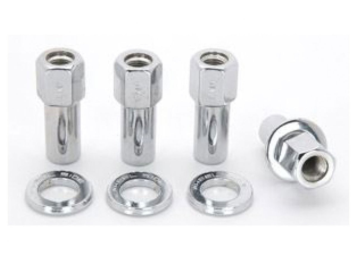 Weld Open End Lug Nuts w/ Centered Washers 12mmX1.5 RH - 4pk.