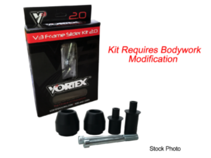 Vortex Racing 99-07 Suzuki GSX-R 1300 Hayabusa V3 2.0 Frame Slider Kit- Modification Required