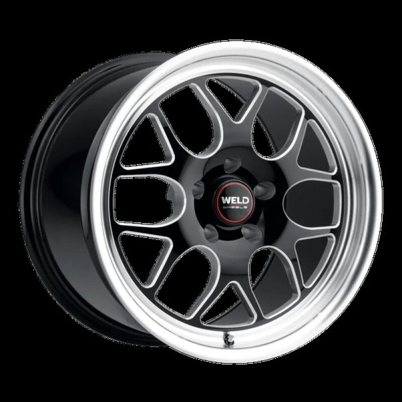 Weld Solana Drag 15x10 / 5x115 BP / ET0 /  5.5in BS / 78.1 Dia  - Gloss Black MIL DIA
