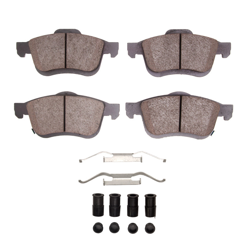 R1 14-19 Fiat 500L Front Euro Ceramic Pads & Hardware Kit