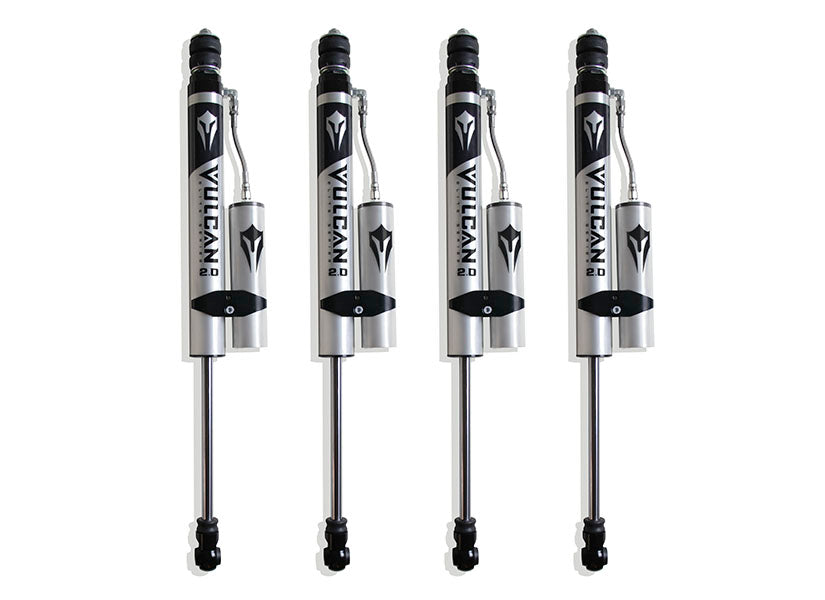 MaxTrac 14-24 Dodge RAM 2500 4WD 4in Lift Front & Rear Vulcan 2.0 Reservoir Shocks