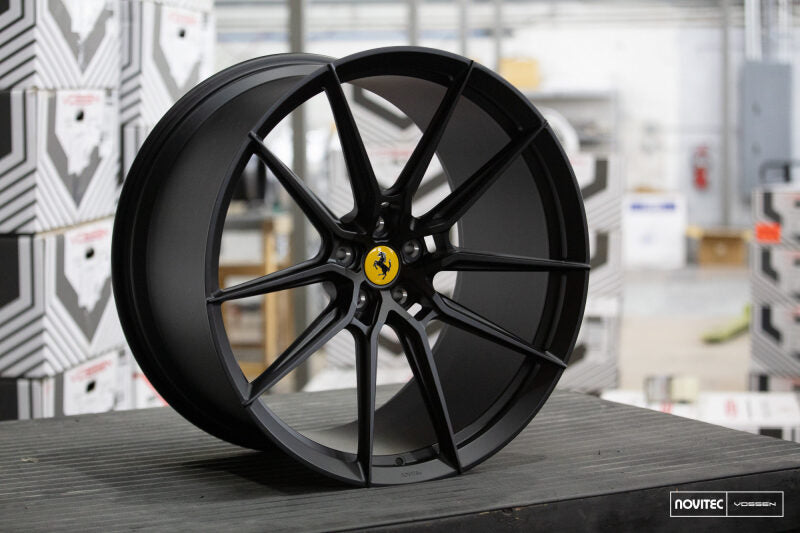 Vossen x Novitec NF9 21x12 ET:45 Satin Black Ferrari California Rear Wheel