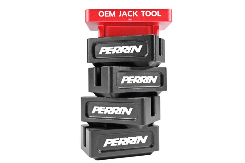 PERRIN 93-25 Subaru WRX/STI/Impreza/OBXT/LGT & 13-25 BRZ/GR86/Crosstrek Jack Pad Set (5pc) - Black