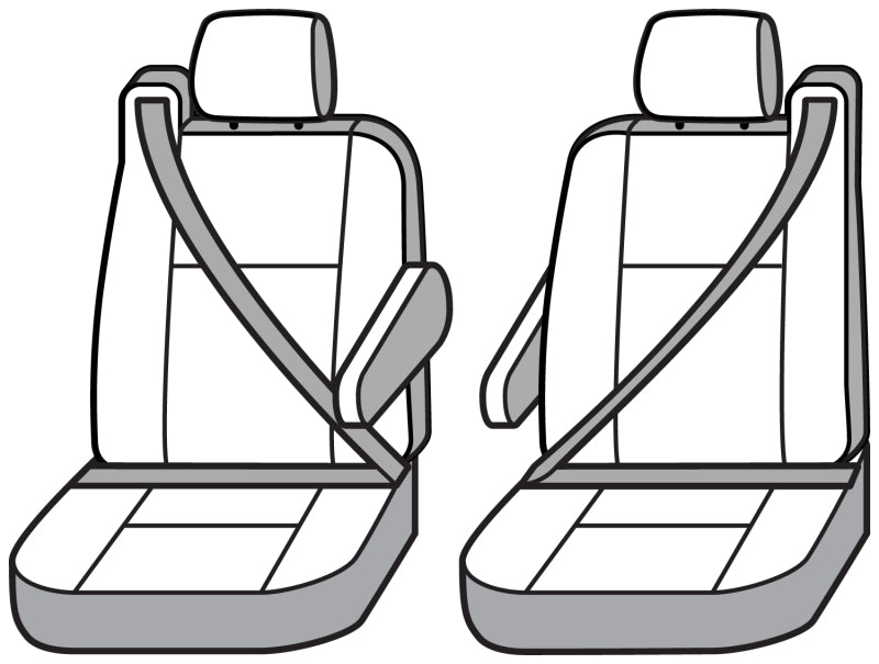 Covercraft 03-06 Chevrolet Silverado Carhartt SeatSaver Custom Front Row Seat Covers - Gravel