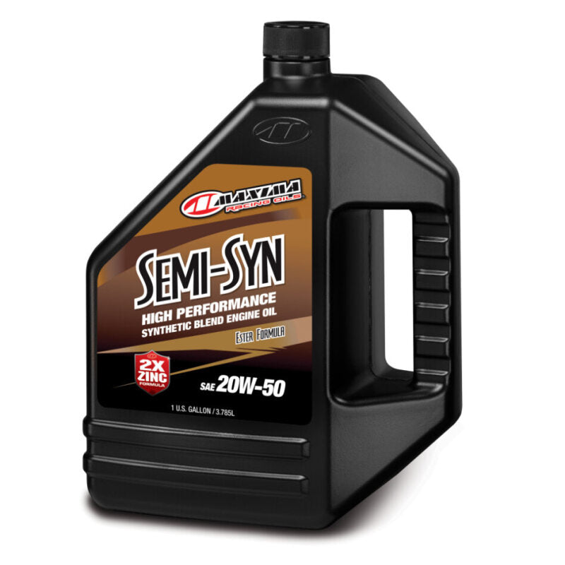Maxima Performance Auto Semi-Syn Synthetic Blend 20W50 Engine Oil - 128oz