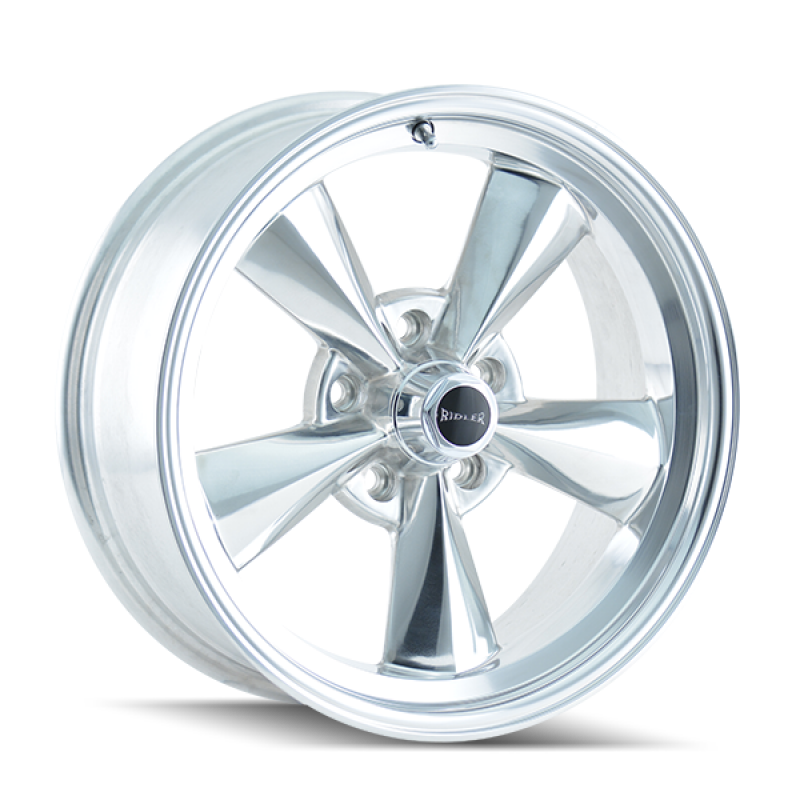 Ridler 675 15x8 / 5x120.65 BP / -12mm Offset / 83.82mm Hub Polished Wheel