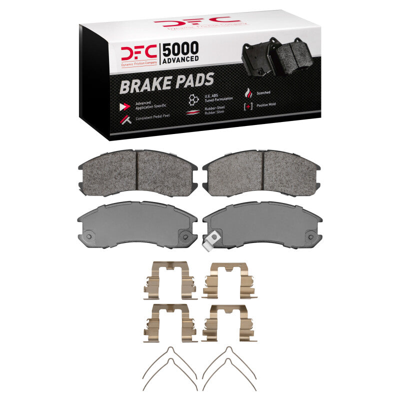 DFC 88-92 Ford Probe Front 5000 Advanced Ceramic Brake Pads and Hardware Kit