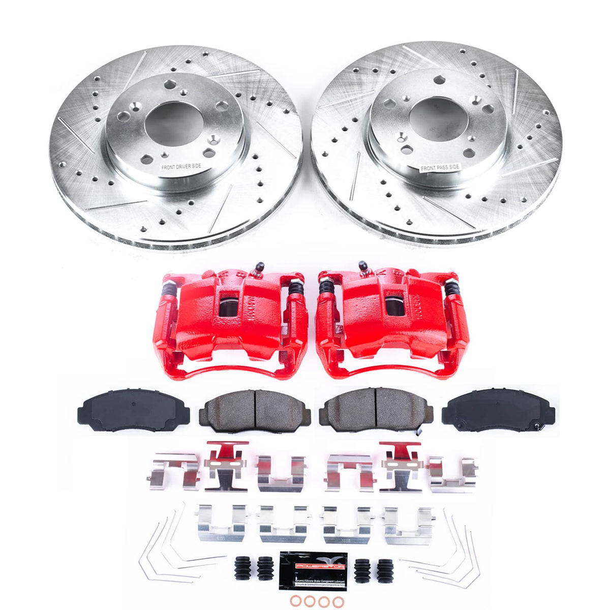 Power Stop 06-11 Honda Civic Front Z23 Evolution Kit w/Calipers