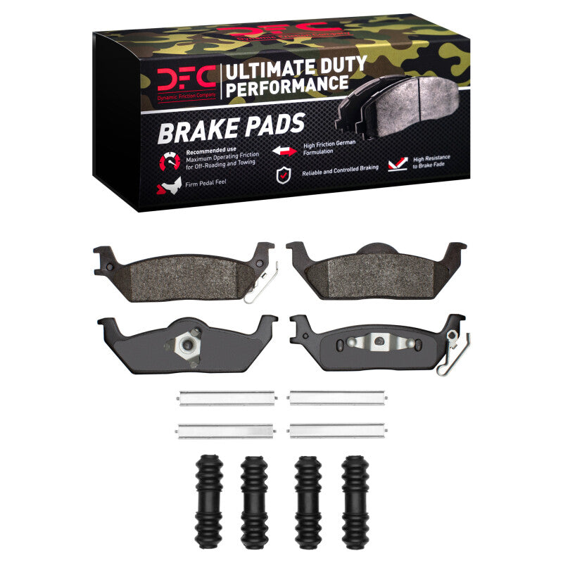 DFC 04-11 Ford F-150 4WD Rear Ultimate Duty Performance Brake Pads and Hardware Kit