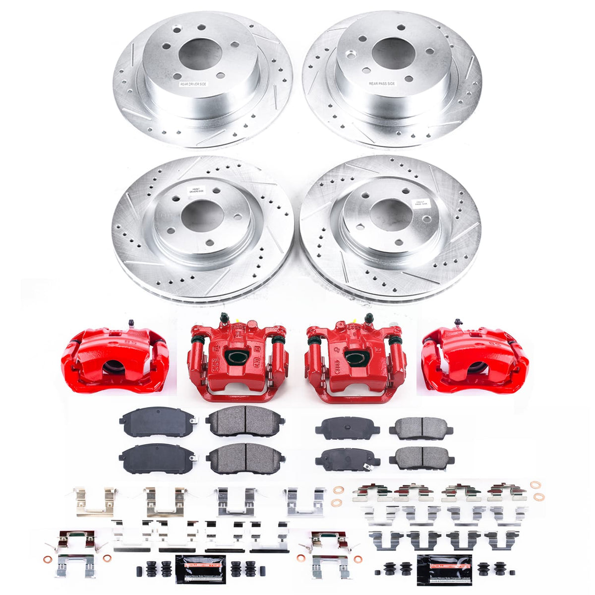 Power Stop 11-17 Nissan Juke Front and Rear Z23 Evolution Kit w/Calipers