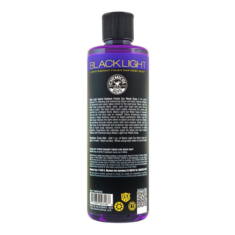 Chemical Guys Black Light Hybrid Radiant Finish Gloss Enhancer & Sealant In One - 16oz