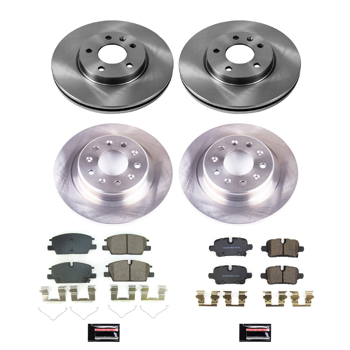 Power Stop 2021 Chevrolet Malibu Front & Rear Autospecialty Brake Kit