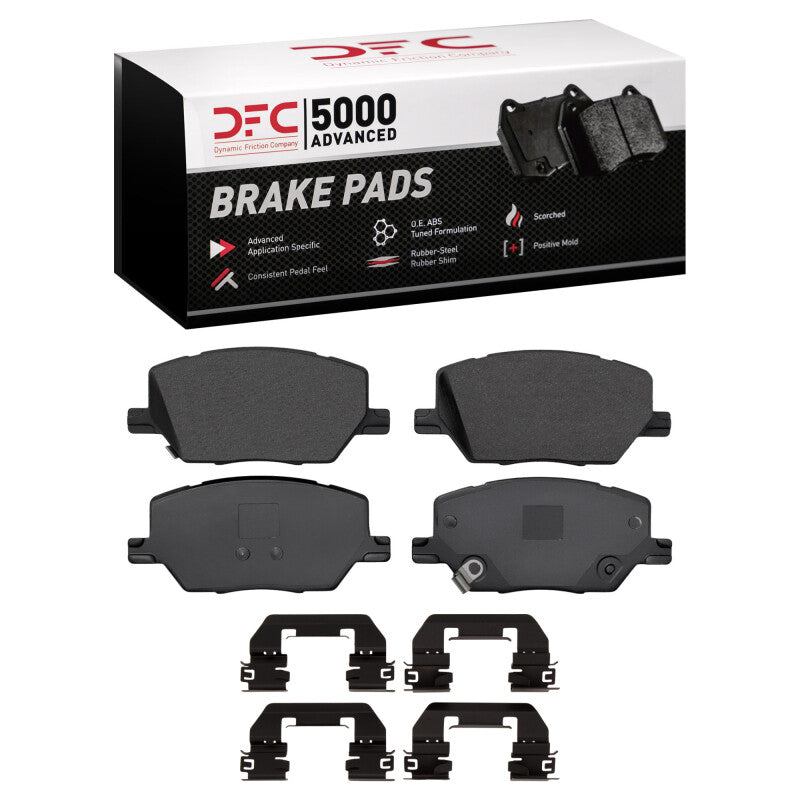 DFC 17-23 Fiat 500X Front 5000 Advanced Ceramic Brake Pads and Hardware Kit