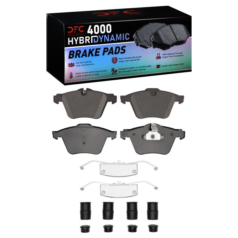DFC 10-19 Jaguar XK Front 4000 HybriDynamic Brake Pads and Hardware Kit