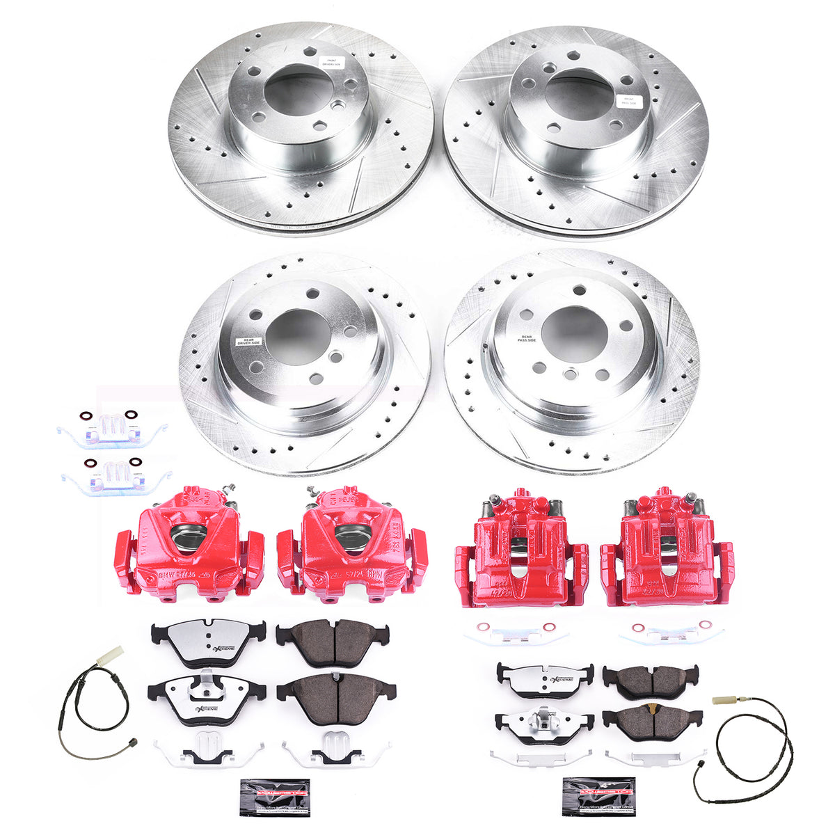 Power Stop 11-13 BMW 328i Front & Rear Z26 Street Kit