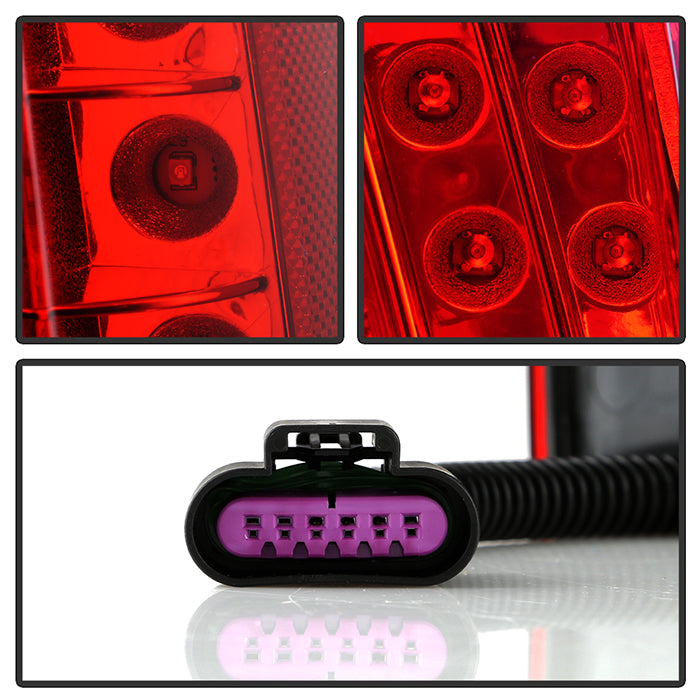 xTune 07-14 Cadillac Escalade (excl. Premium Models) OEM Tail Lights - Set (ALT-JH-CAESC07-OE-RC)