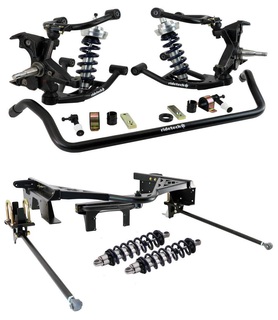 Ridetech 88-98 Chevy C1500 2WD CoilOver Suspension System w/ HD Drop Spindles