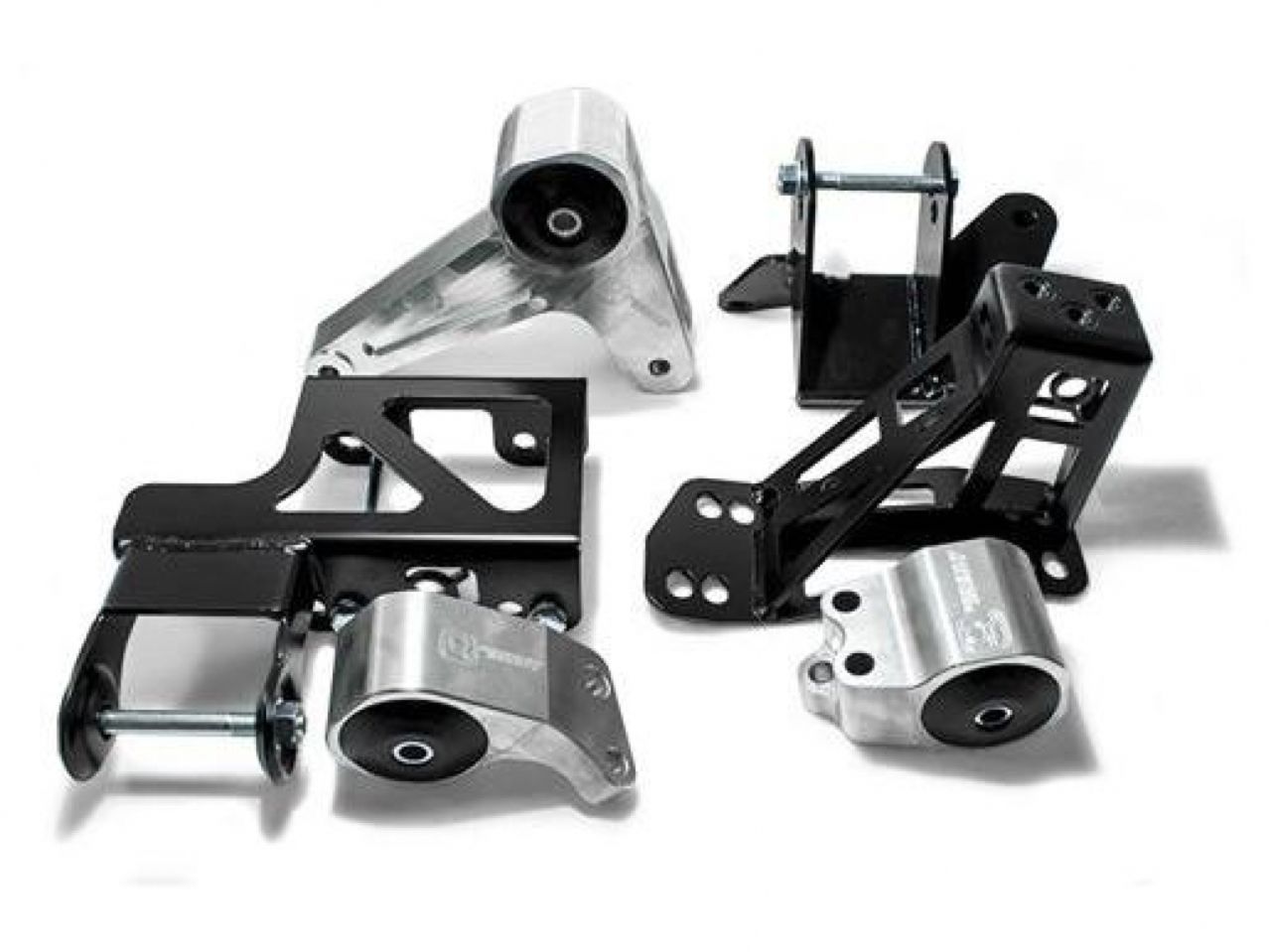 Innovative 92-95 Civic K-Series Silver Aluminum Mounts 85A Bushings (Not K24 Trans)