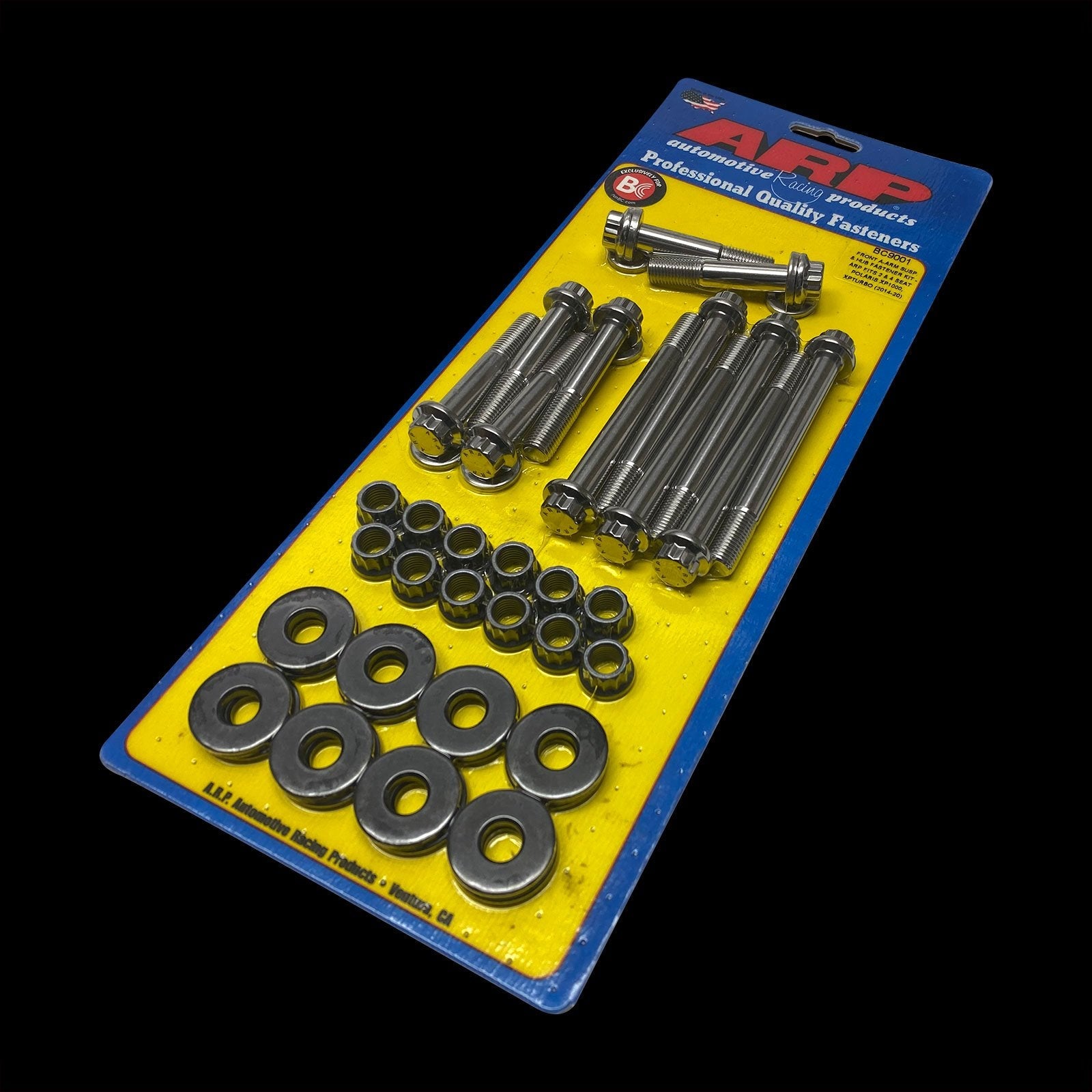 Brian Crower 16+ Polaris XP1000 / XP Turbo ARP Front A-Arm Suspension & Hub Fastener Kit
