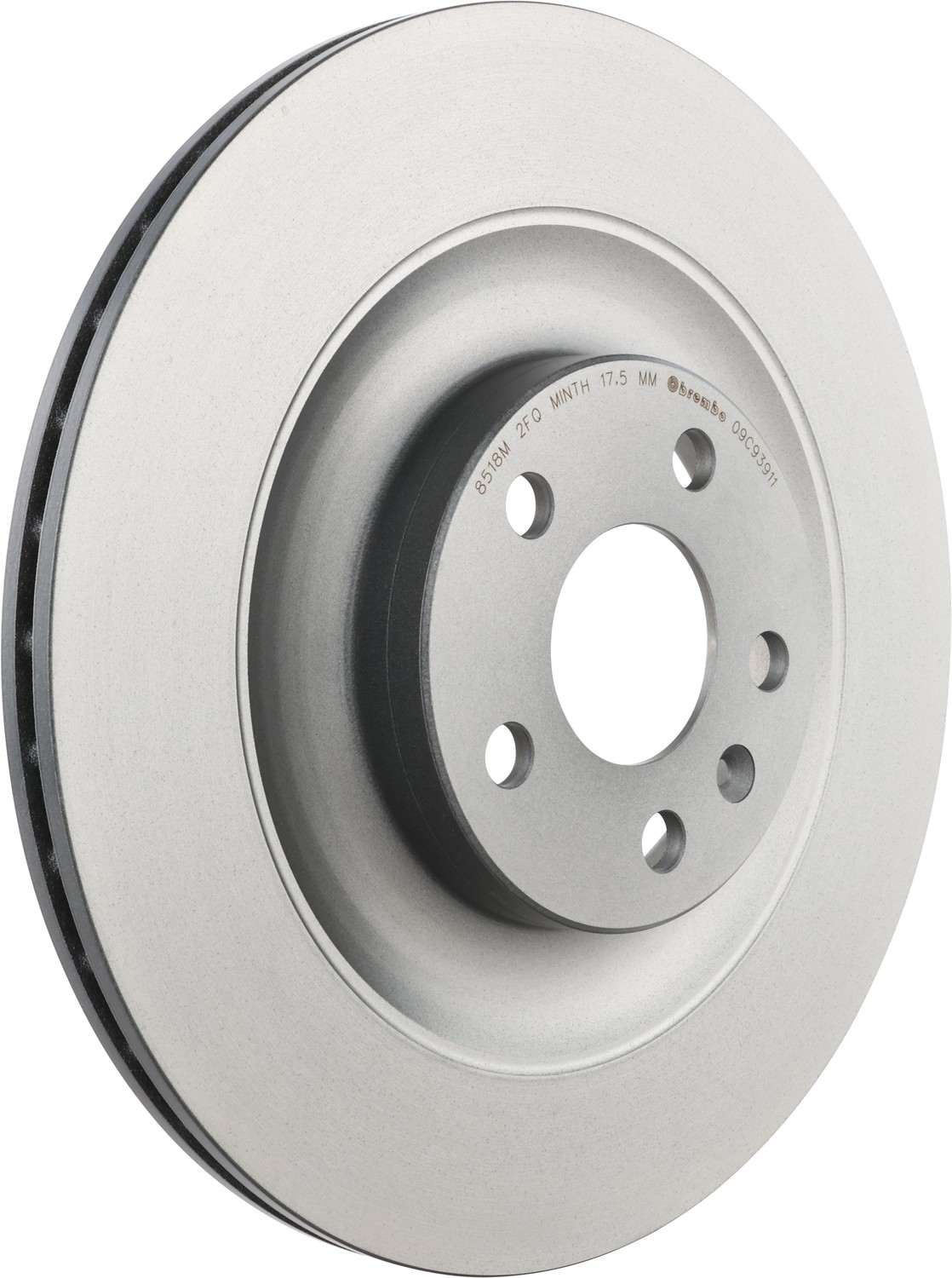 Brembo 15-18 Porsche Macan Front Grooved UV Coated Rotor