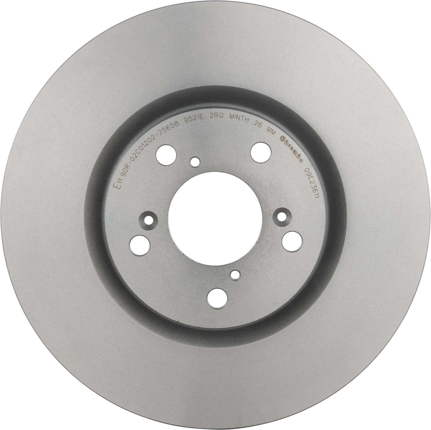 Brembo 08-09 Mitsubishi Lancer/07-09 Outlander Front UV Coated Rotor