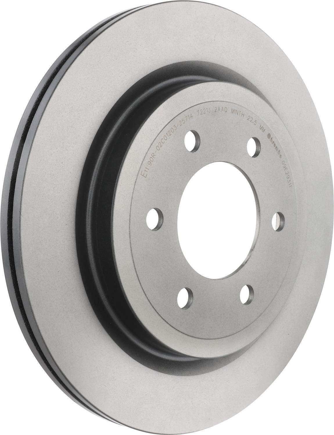 Brembo 08-21 Lexus LX570/Toyota Land Cruiser/08-22 Sequoia/07-21 Tundra Rear UV Coated Rotor