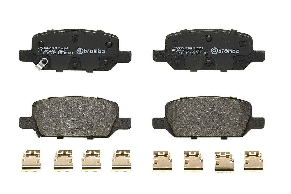 Brembo OE 17-21 Tesla Model 3/2021 Model Y Brake Pad - Rear