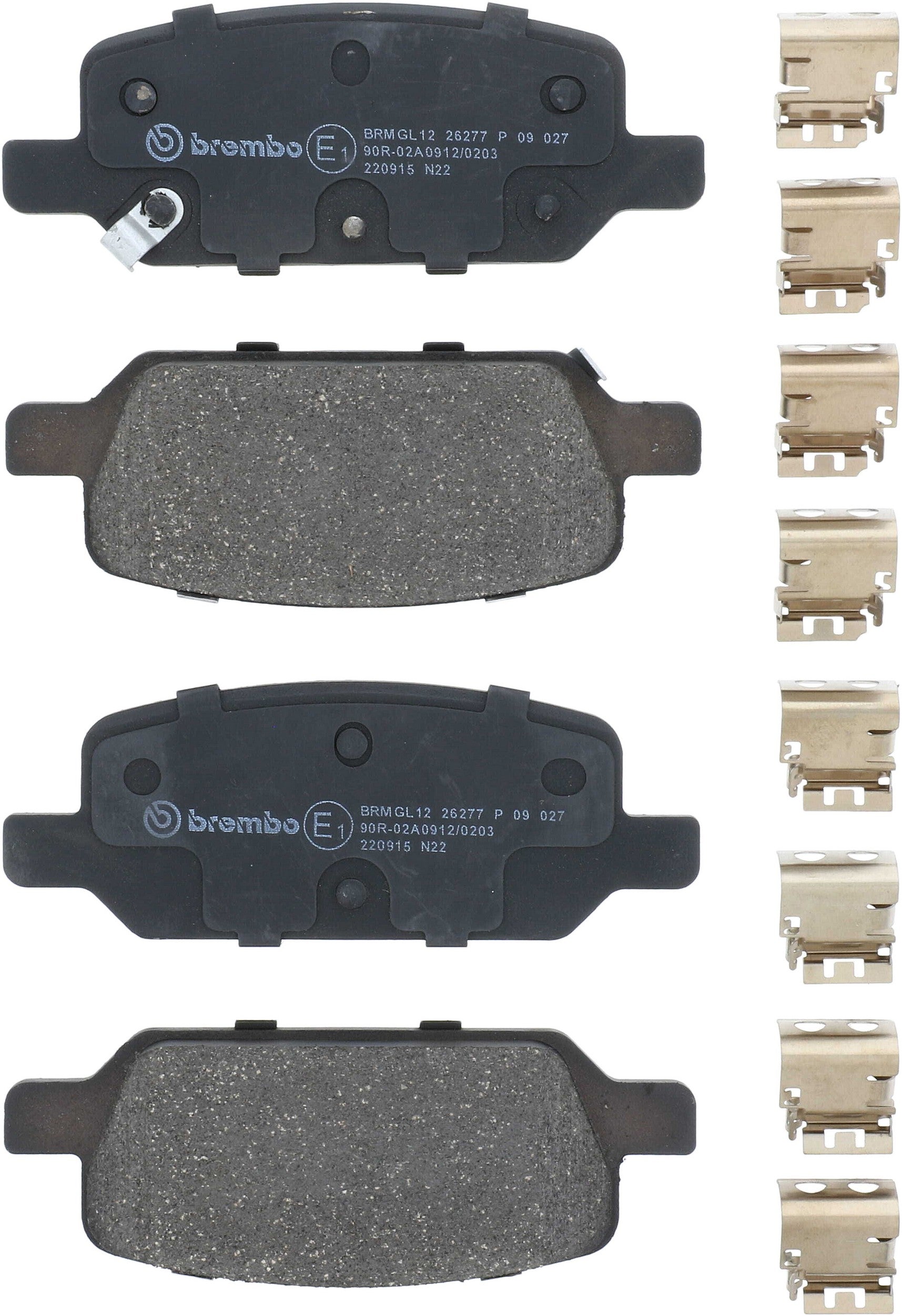 Brembo OE 17-21 Tesla Model 3/2021 Model Y Brake Pad - Rear