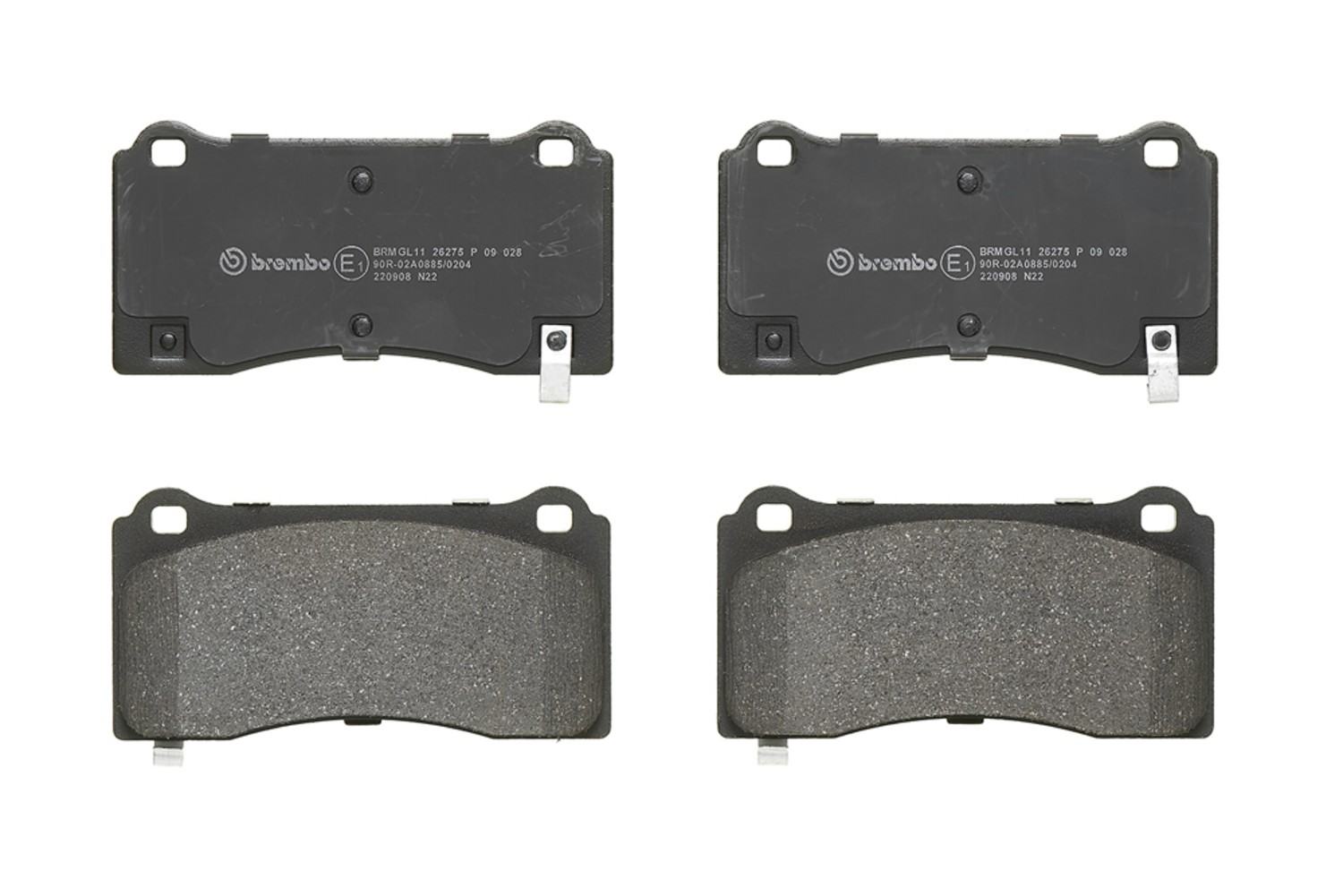 Brembo OE 17-21 Tesla Model 3/2021 Model Y Brake Pad - Front