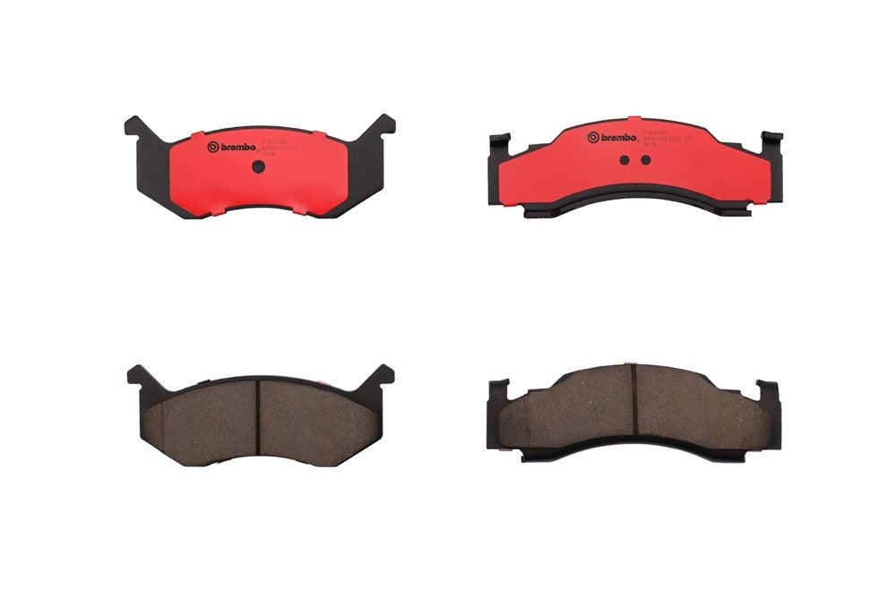 Brembo 84-93 Dodge B150/B250/B350/ 95-97 B1500/B2500/B3500/86-89 D100 Front NAO Brake Pad