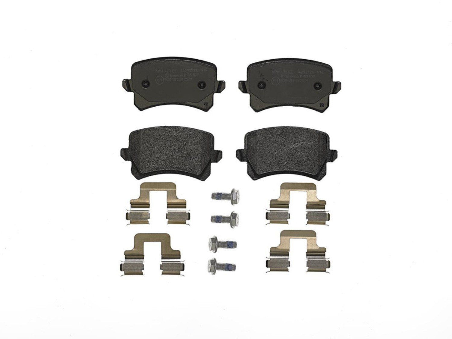 Brembo 2015 Volkswagen Tiguan/CC/Passat/ Audi Q3 QuattroRear Low-Met Brake Pad