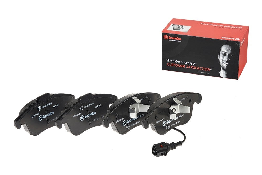 Brembo 17-18 Volkswagen Passat/Tiguan/ Audi Q3/Q3 Quattro Front Low-Met Brake Pad