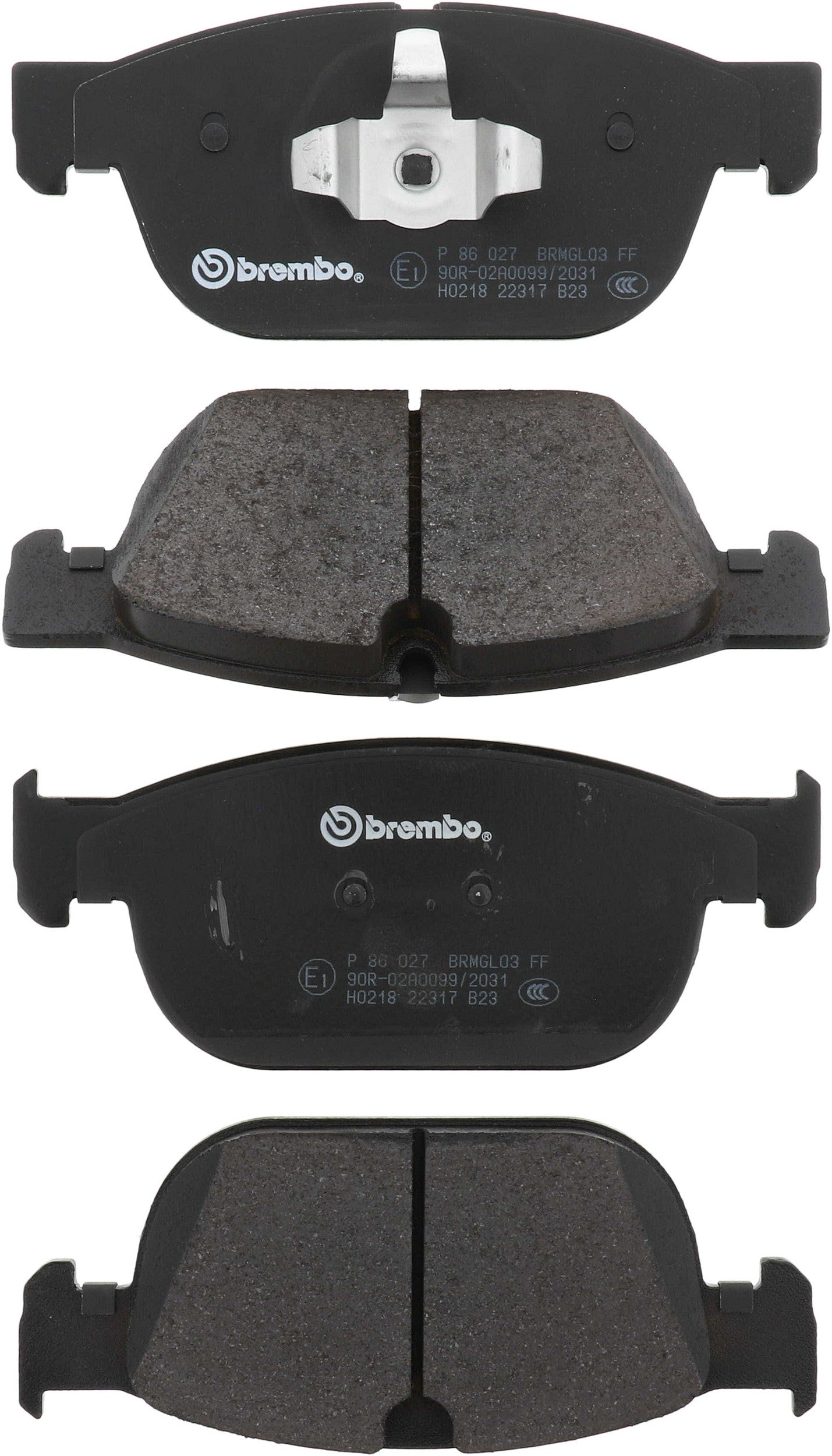 Brembo 18-21 Volvo XC60/Volvo XC90/XC40/S60/S90/V60 Cross Country Front Low-Met Brake Pad
