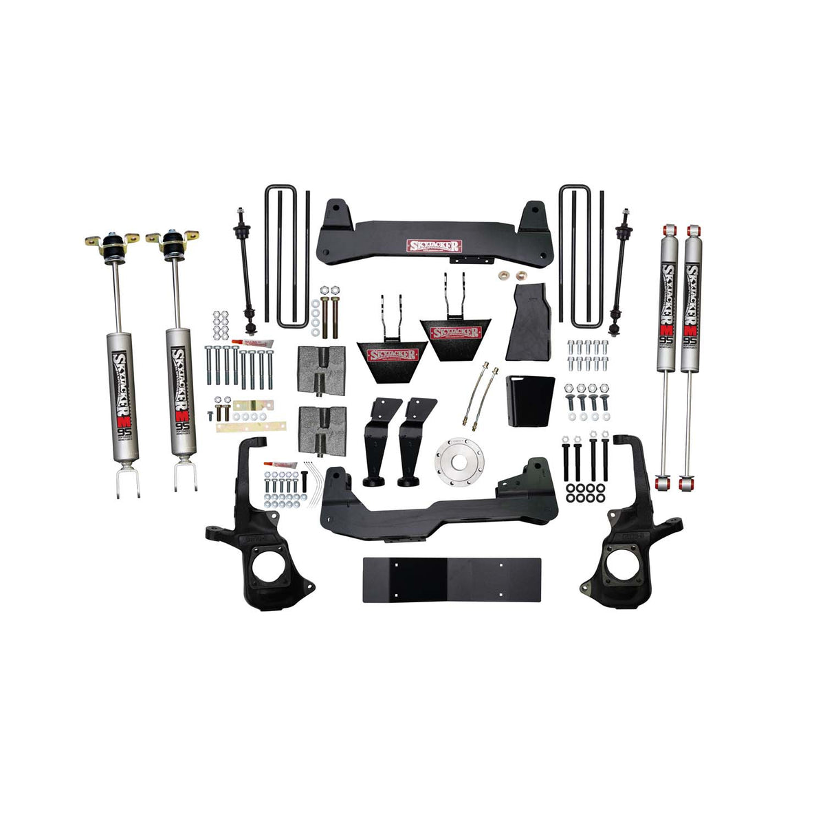 Skyjacker 6 In. Suspension Lift Kit w/Torsion Bar Drop Brackets M95 Shocks