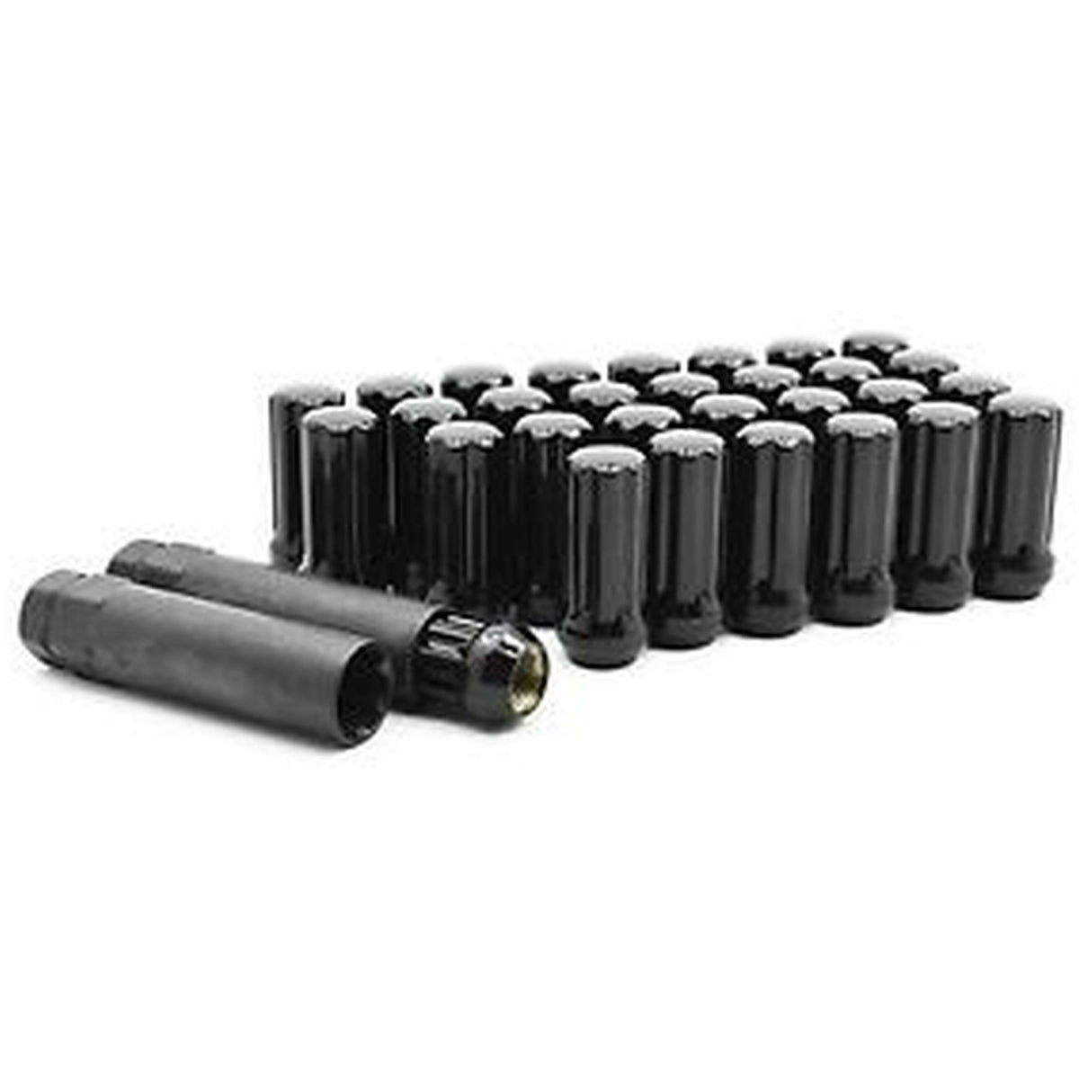 Camburg 9/16-18 5-Lug Spline Wheel Lug Kit (Black)