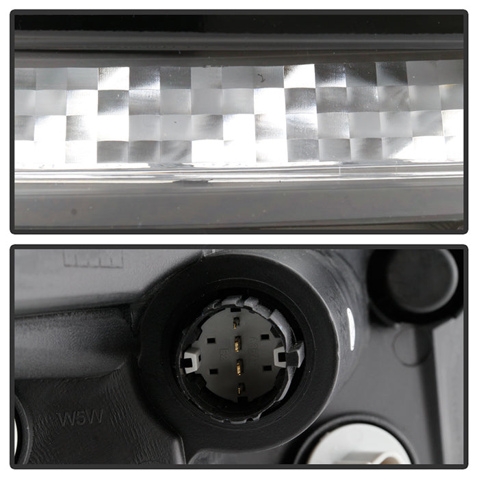 xTune 14-17 Jeep Cherokee Parking Signal Lights - LED Daytime Running - Black - CBL-JH-JC14-LED-BK