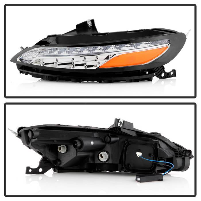 xTune 14-17 Jeep Cherokee Parking Signal Lights - LED Daytime Running - Chrome - CBL-JH-JC14-LED-C