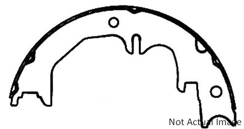 Centric 88-91 Chevrolet B60 Premium Parking Brake Shoes