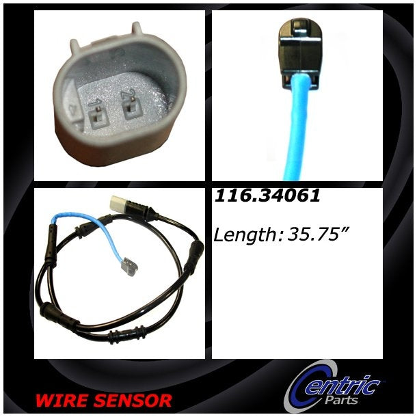 Centric 11-15 BMW 5-Series Rear Brake Wear Sensor