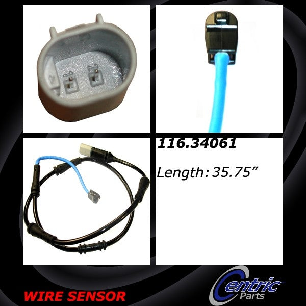 Centric 11-15 BMW 5-Series Rear Brake Wear Sensor