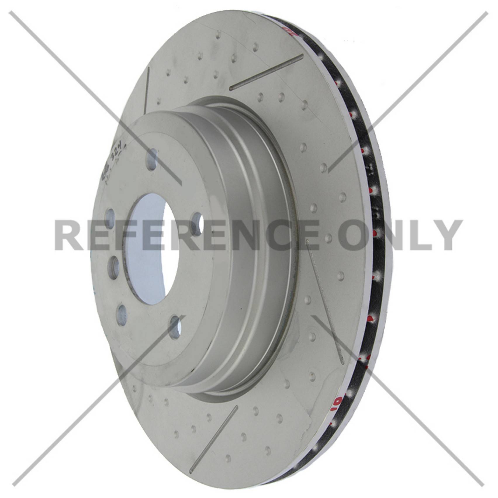 Centric 2013 BMW 328i OE Design Slotted Brake Rotor - Rear