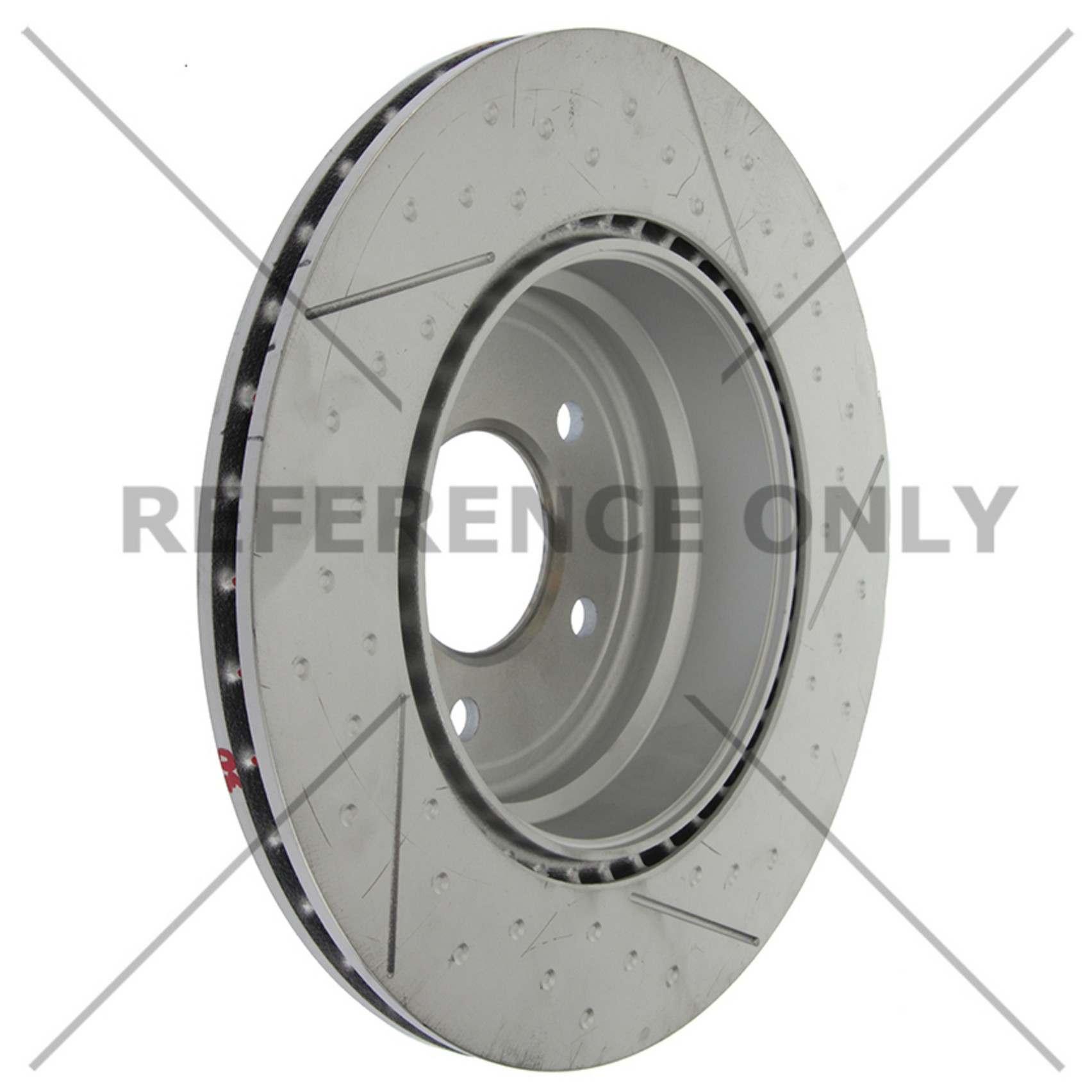 Centric 2013 BMW 328i OE Design Slotted Brake Rotor - Rear
