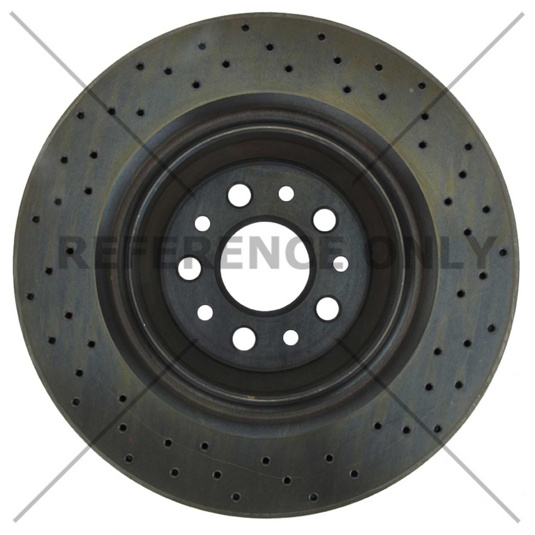 Centric 14-16 Maserati Quattroporte SportStop Drilled Rear Rotor