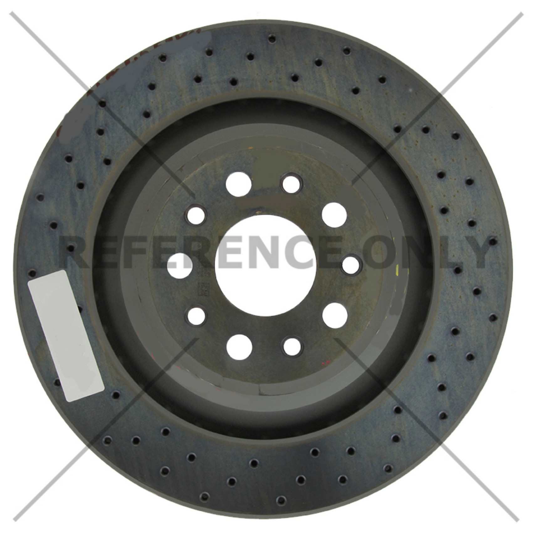 Centric 14-16 Maserati Quattroporte SportStop Drilled Rear Rotor