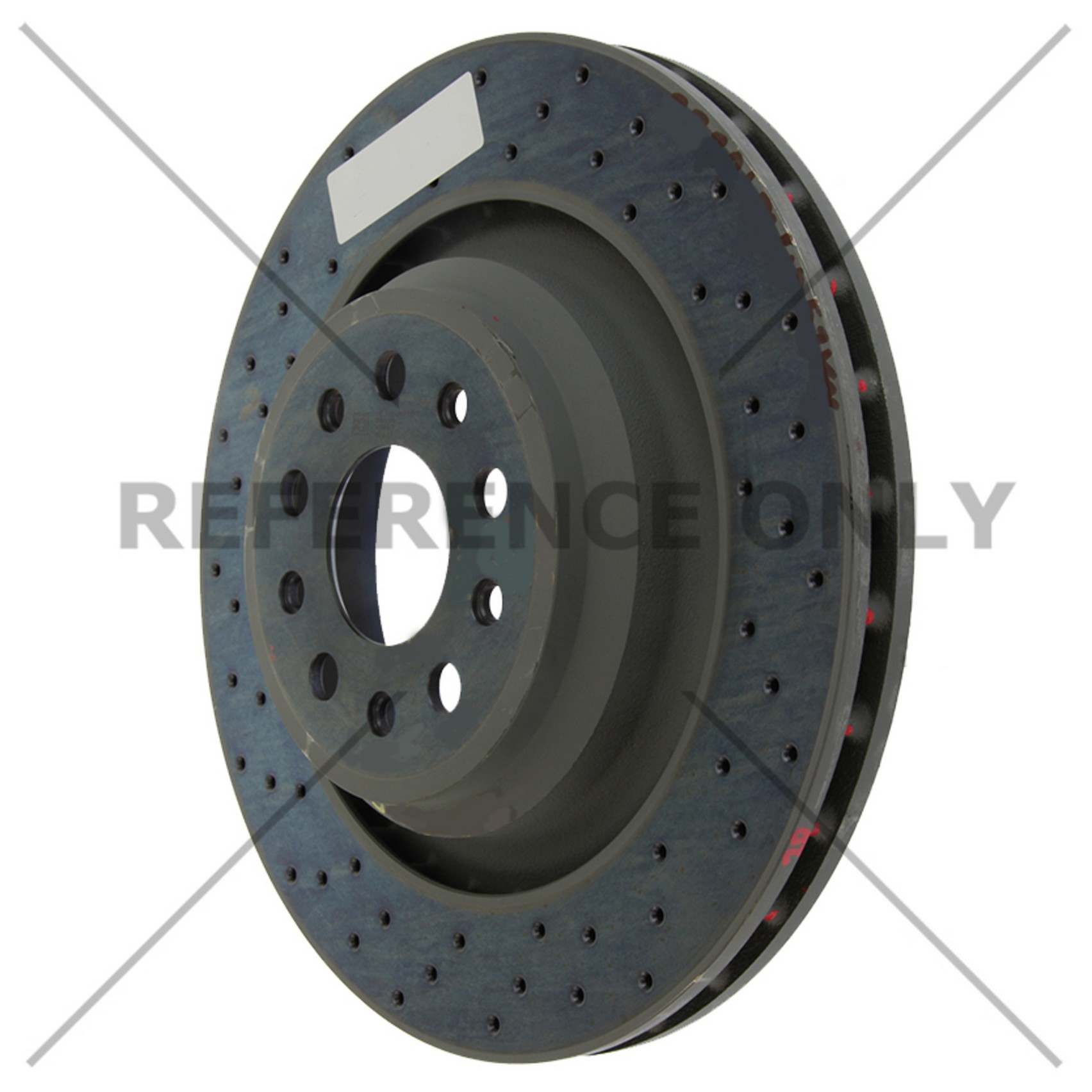 Centric 14-16 Maserati Quattroporte SportStop Drilled Rear Rotor