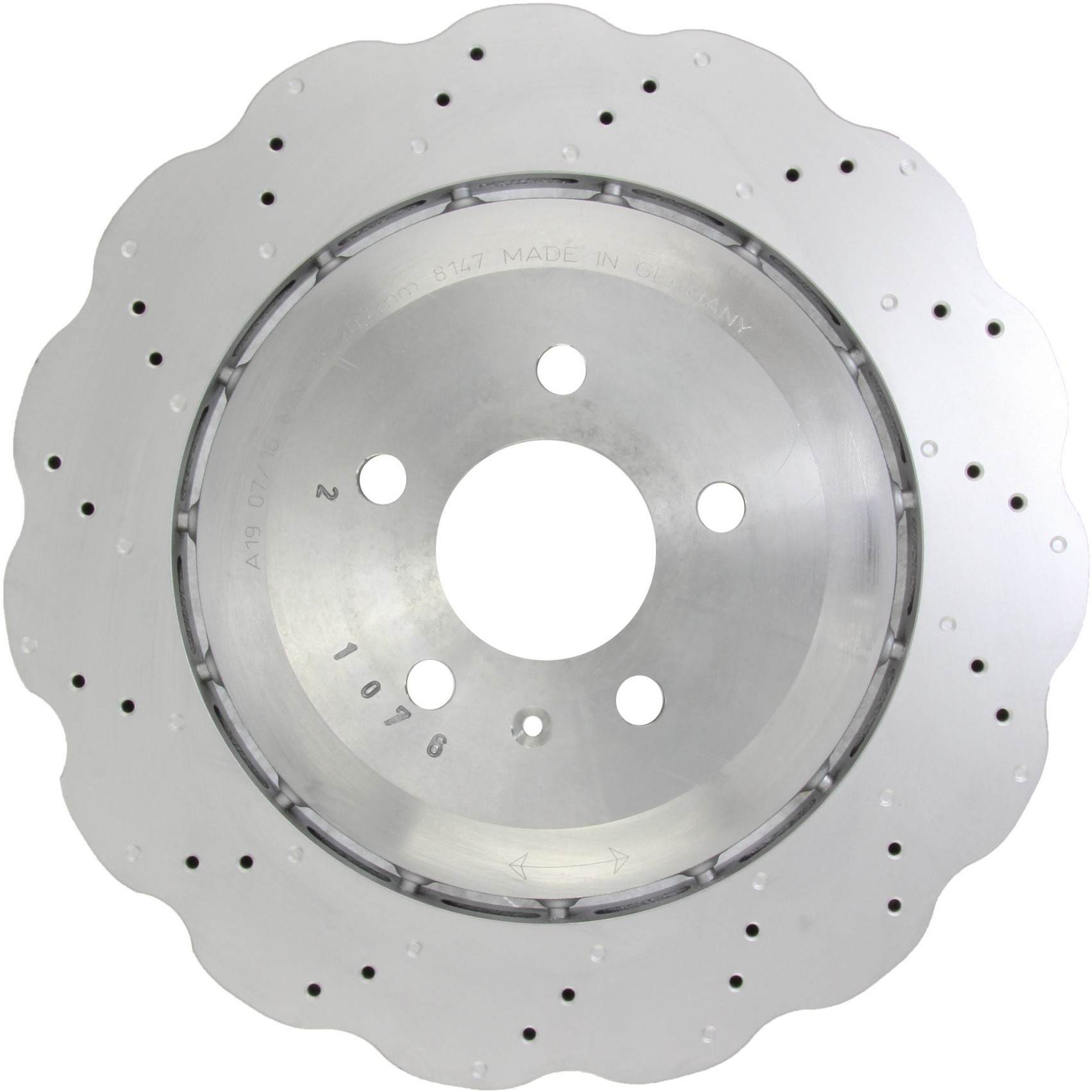 Centric 14-18 Audi S7 SportStop Drilled Rear Rotor