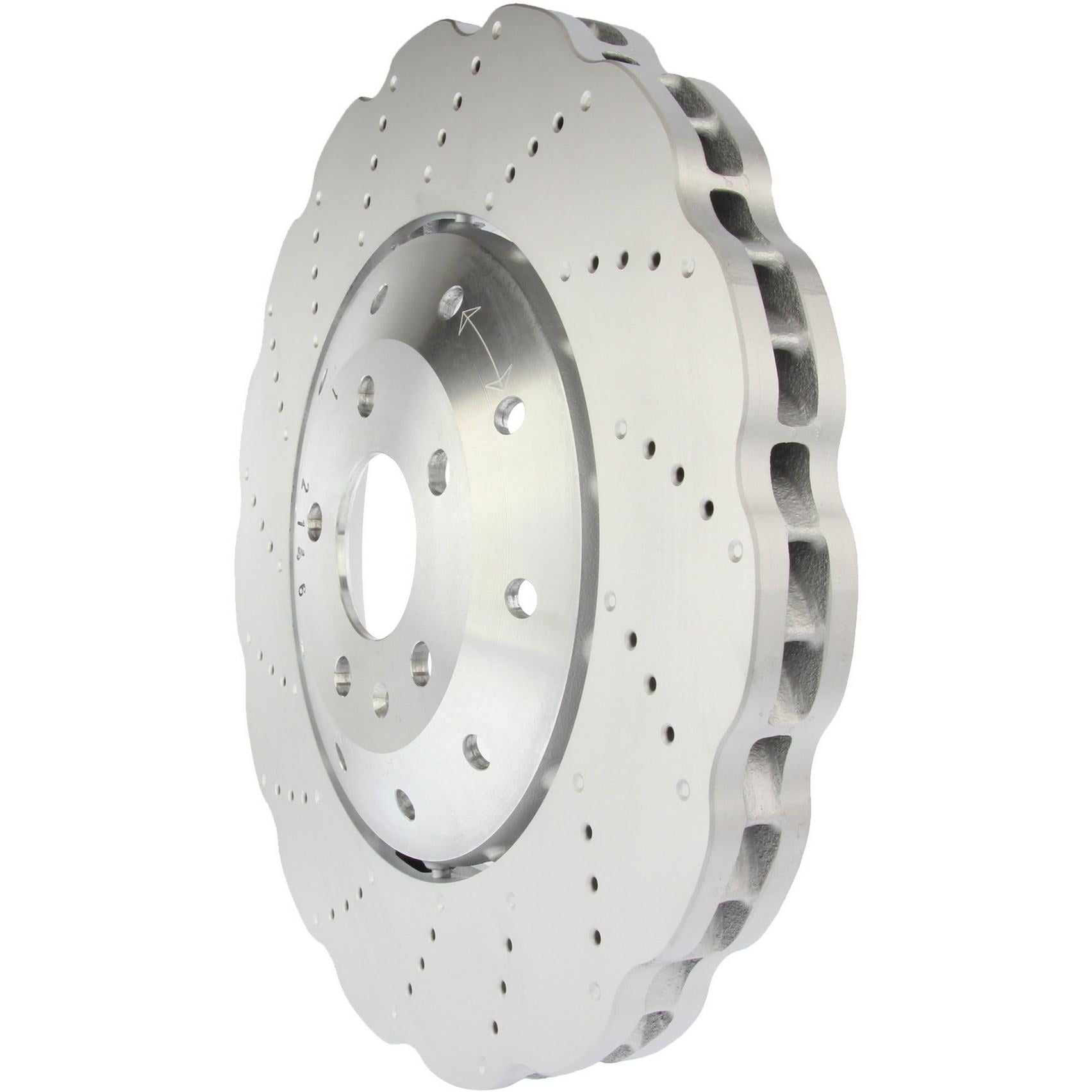 Centric 14-18 Audi RS7 SportStop Drilled Front Rotor