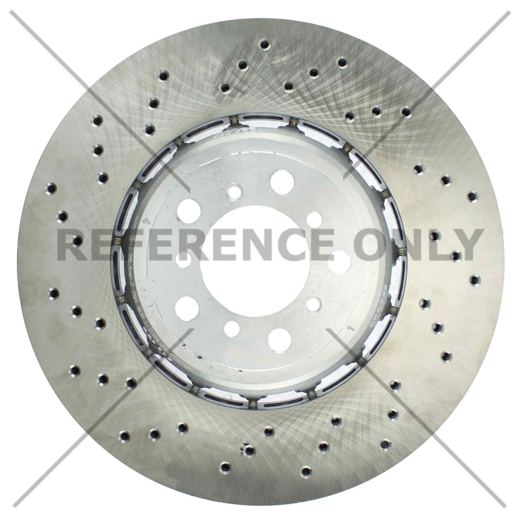 Centric 16-17 BMW M2 / 14-17 BMW M3 / 15-17 BMW M4 OE Style Front Left Drilled Rotor